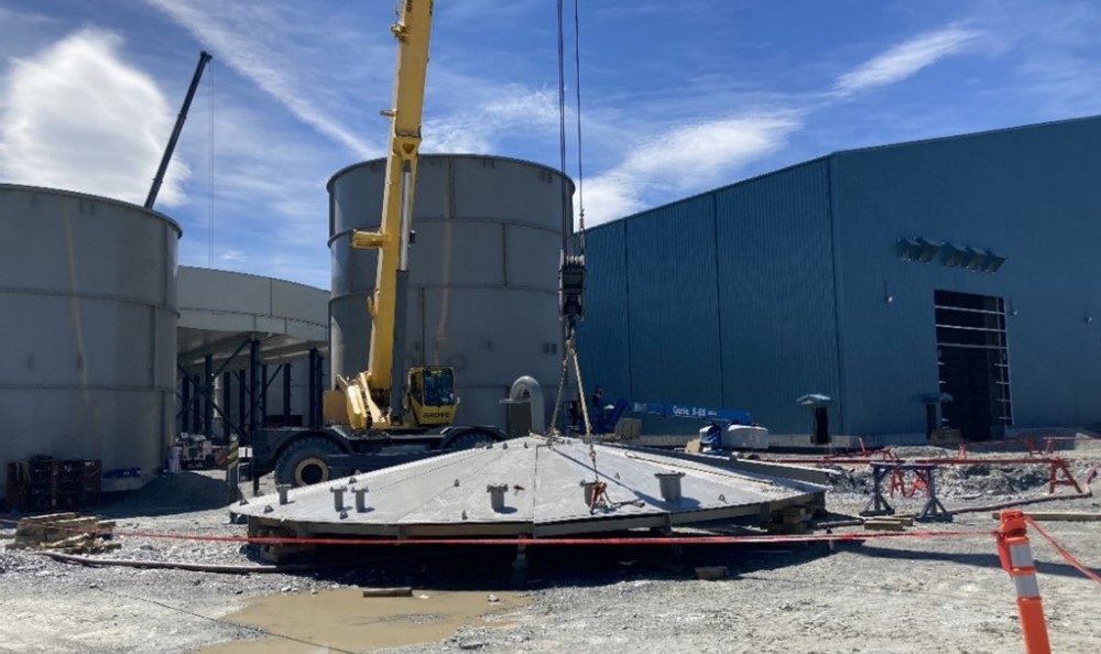 Valentine Gold Mine Process Plant Leach Tank Assembly